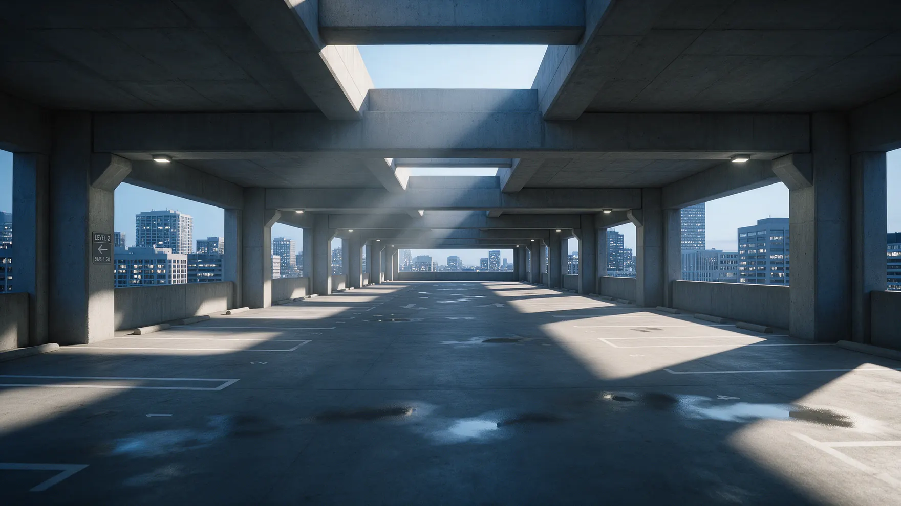 Garagens, estudo 6